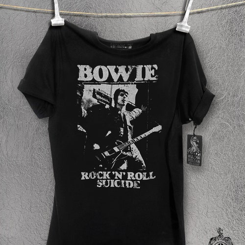 David Bowie T Shirt, 100% Combed Cotton, Fair Wear Approved