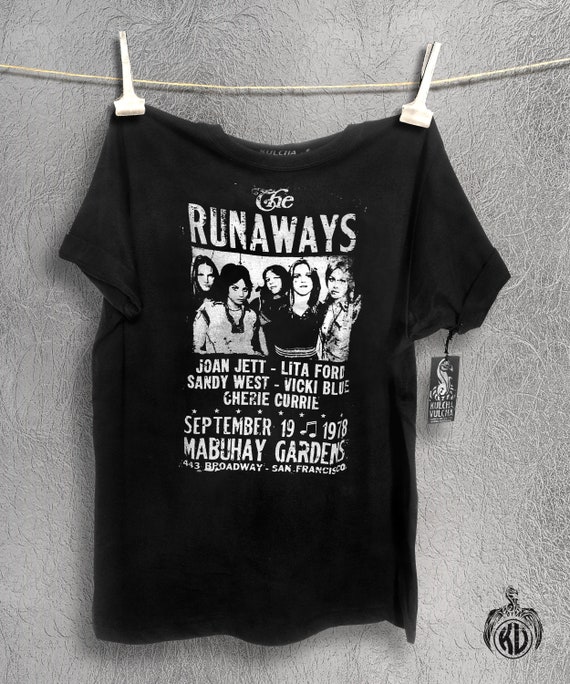 The Runaways T Shirt, 100% Combed Cotton, Fair Wear Approved T Shirt - Unisex and Women T Shirts