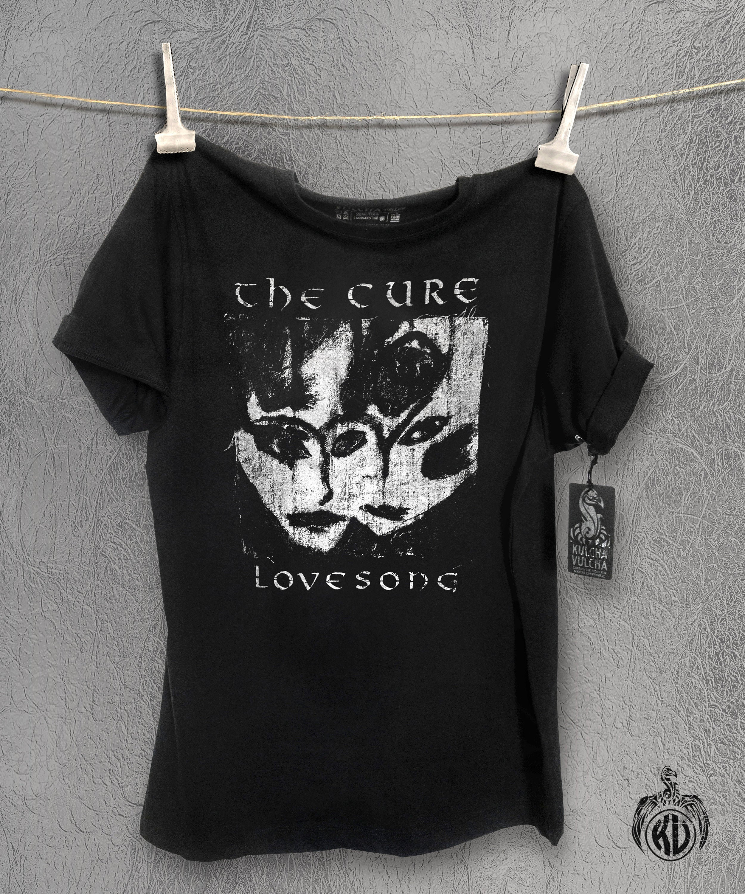 The Cure T Shirt, 100% Combed Cotton, Fair Wear Approved T
