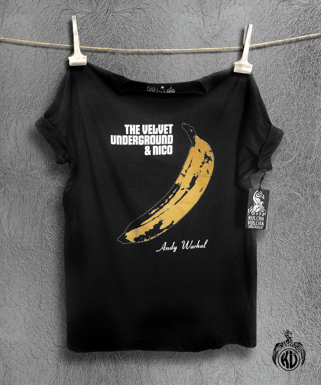 The Velvet Underground T Shirt, 100% Combed Cotton, Fair