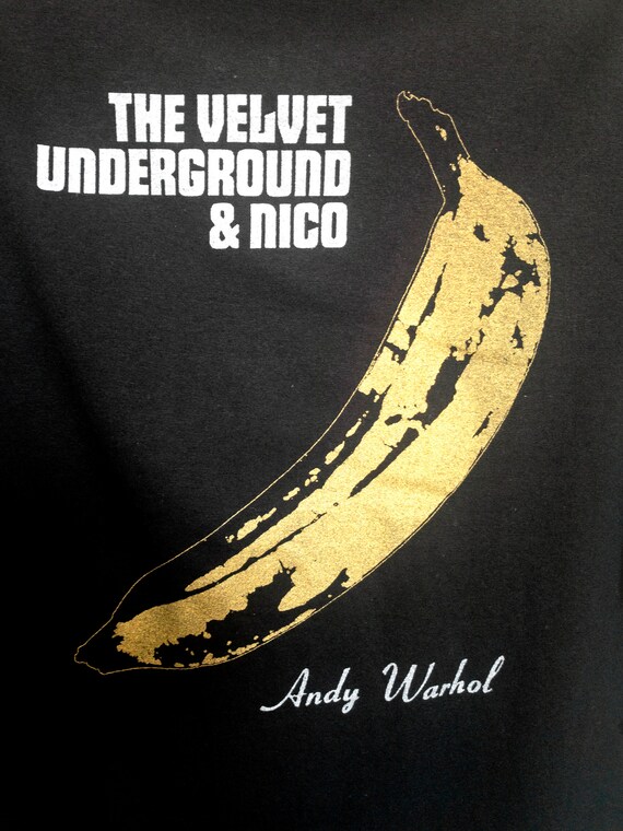 Velvet Underground / Andy Warhol Tシャツ Vtg 90s Velvet Underground And Andy Warhol Pop Art T shirt