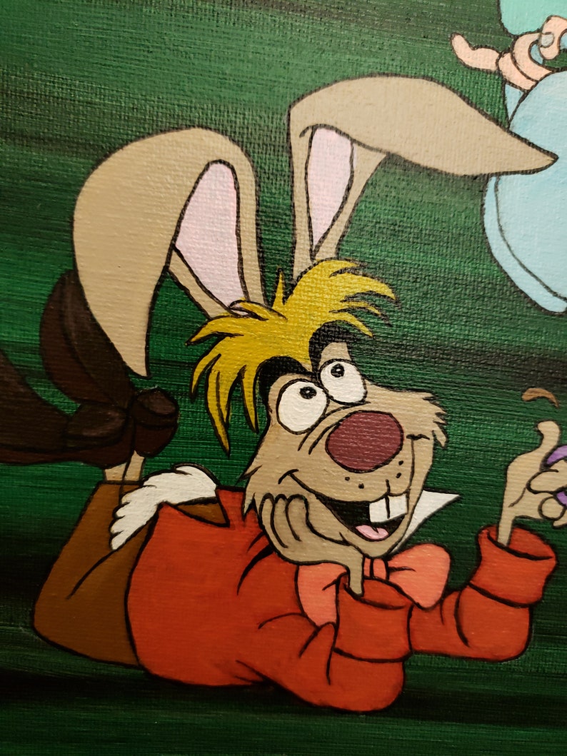 Original Hand Painted Mad Hatter Disney Inspired Acrylic | Etsy