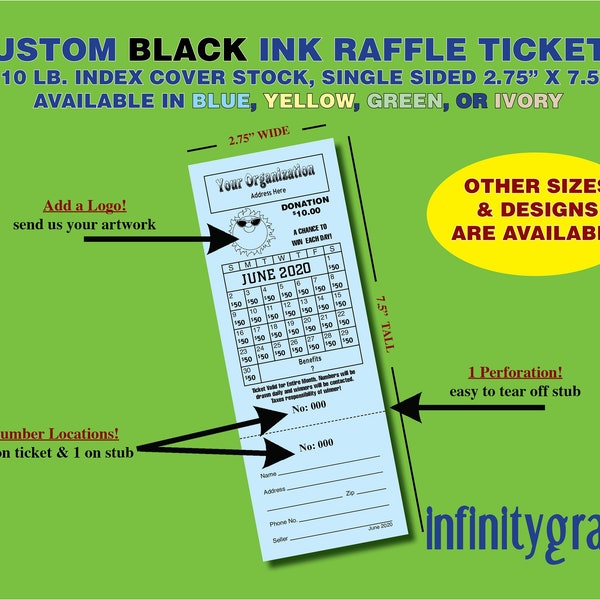 Raffle Tickets Etsy