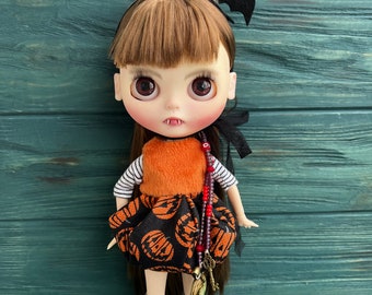 custom blythe doll, vampire blythe, blythe custom doll, custom blythe, Blythe ooak doll, Blythe, blythe doll, blythe custom, Ooak Blythe