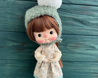 Christmas Blythe dress, Blythe clothes, blythe dress, blythe Christmas dress, Blythe outfit, Blythe shoes, clothes for blythe