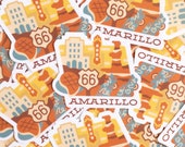 Amarillo Sticker, Palo Duro Canyon, Cadillac Ranch