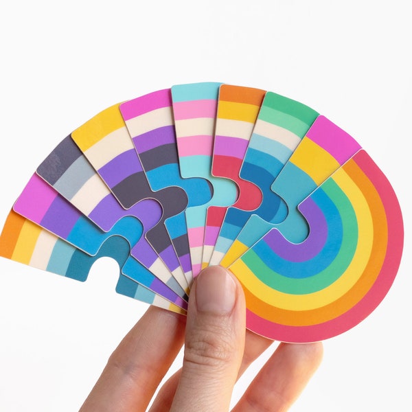 Retro Pride Rainbow Sticker