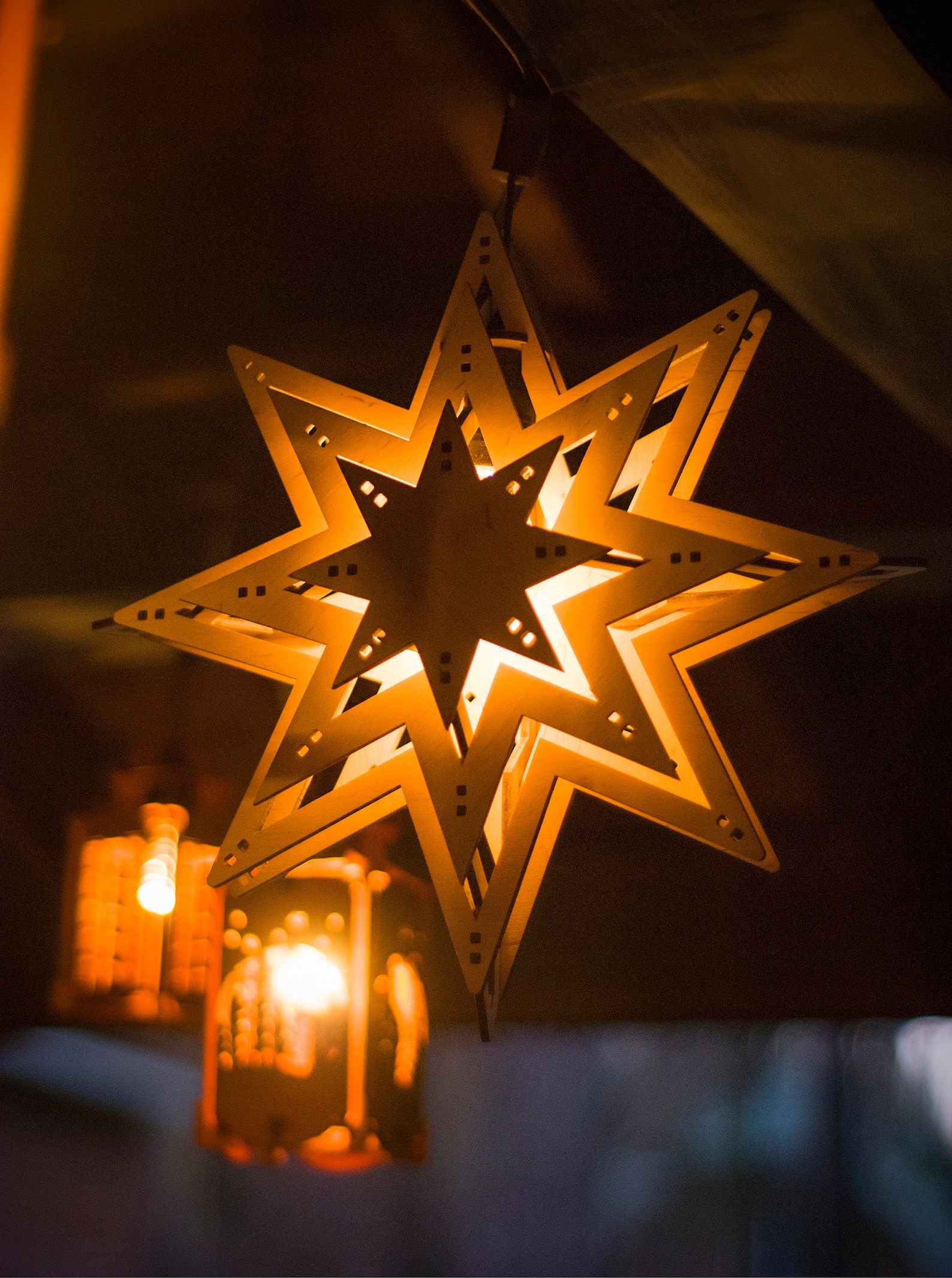 Star Lantern for Windows or Porch Decoration. Christmas Decor Etsy