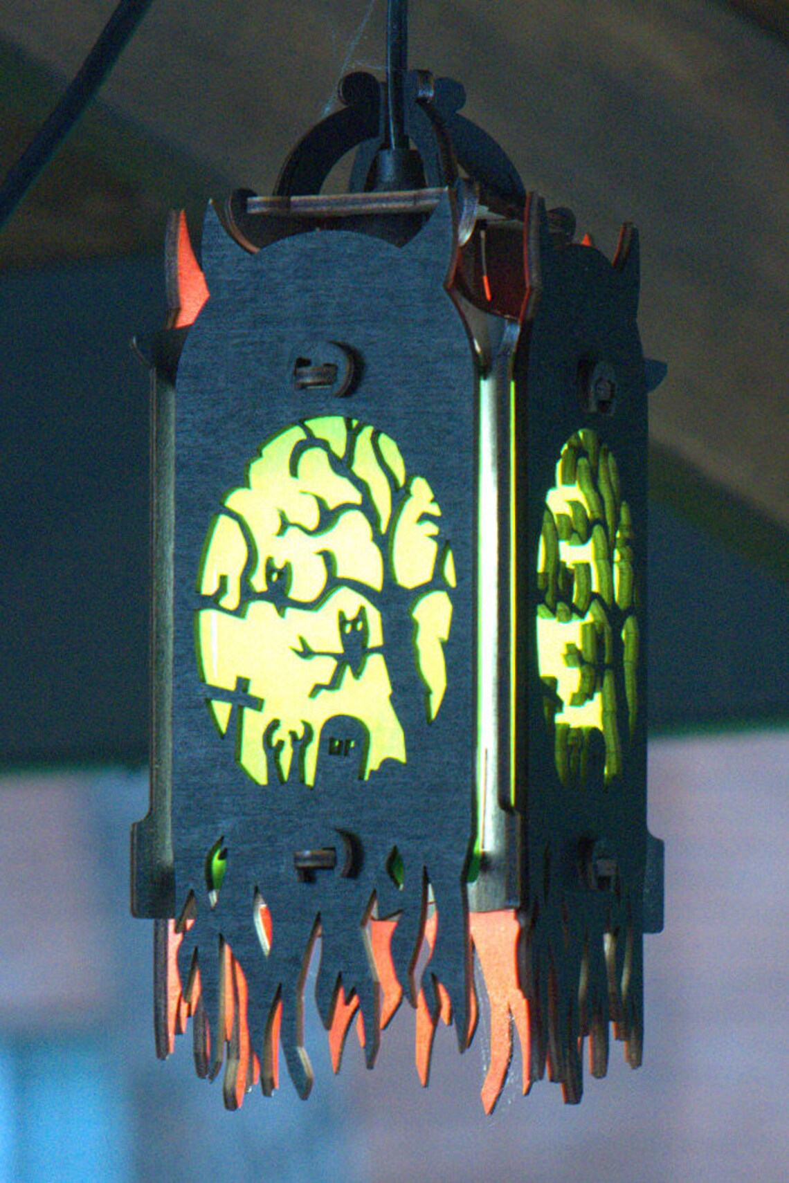 A Set of 10 Halloween Decor Lanterns for String Lights. Etsy