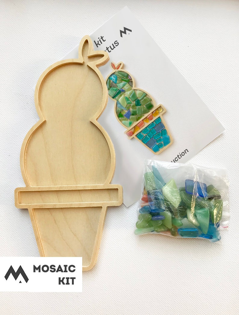 Makeyourown Mosaic Craft Kit for Beginners. Craft Kits for Etsy
