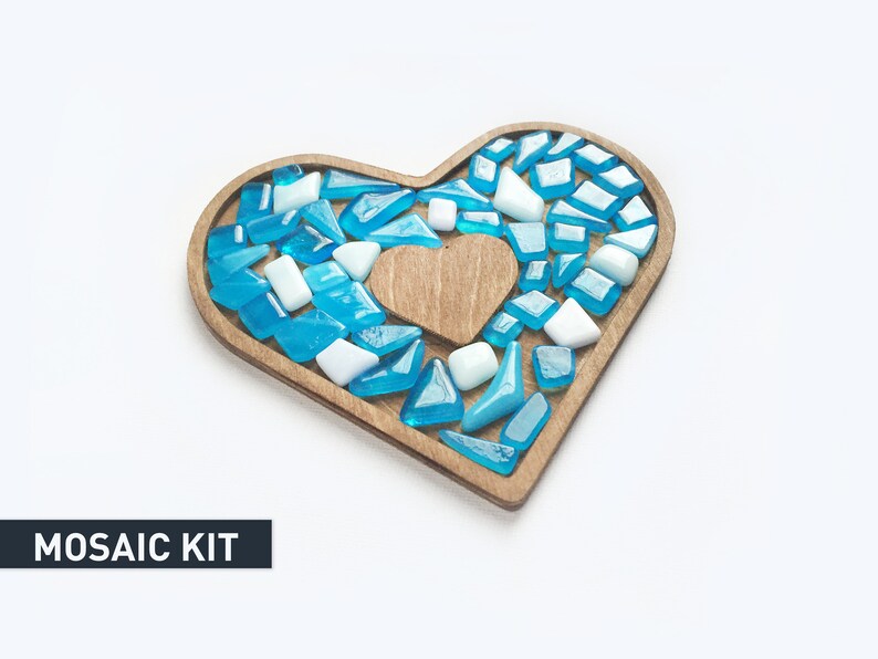 MakeYourOwn Mosaic Craft Kit for beginners. Craft kits for Etsy