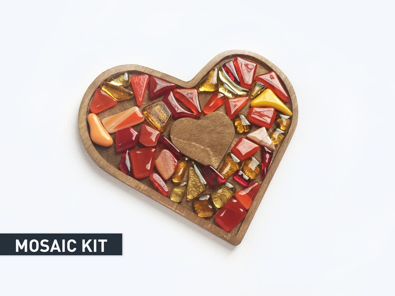 MakeYourOwn Mosaic Craft Kit for beginners. Craft kits for Etsy
