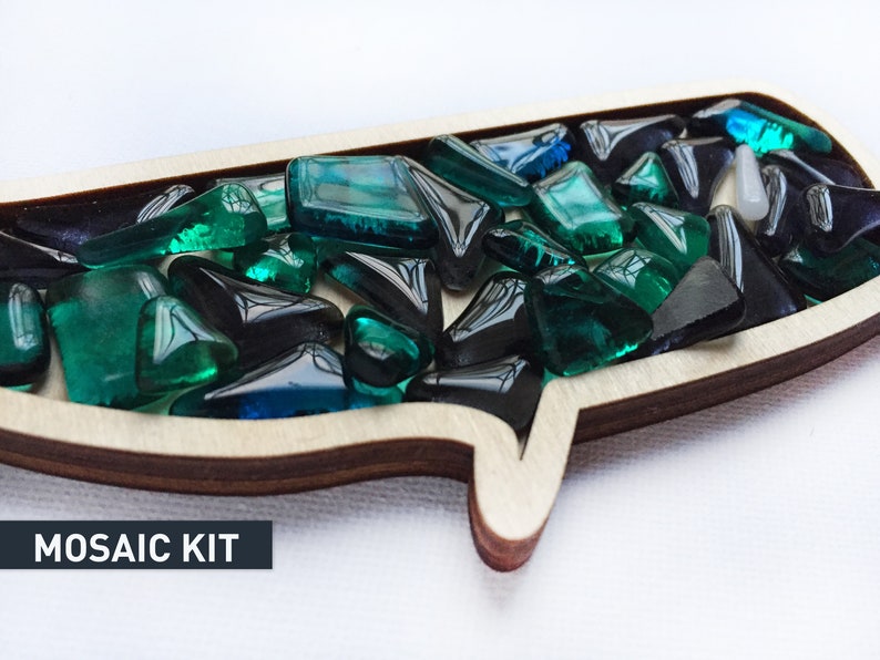 MakeYourOwn Mosaic Craft Kit for beginners. Craft kits for Etsy