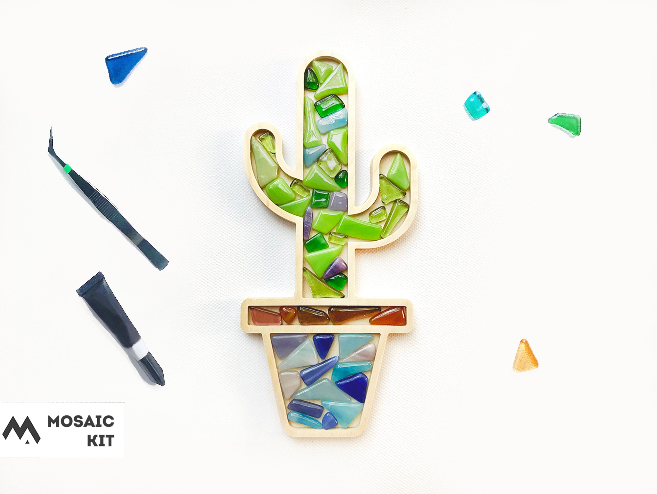 Makeyourown Mosaic Craft Kit for Beginners. Craft Kits for Etsy