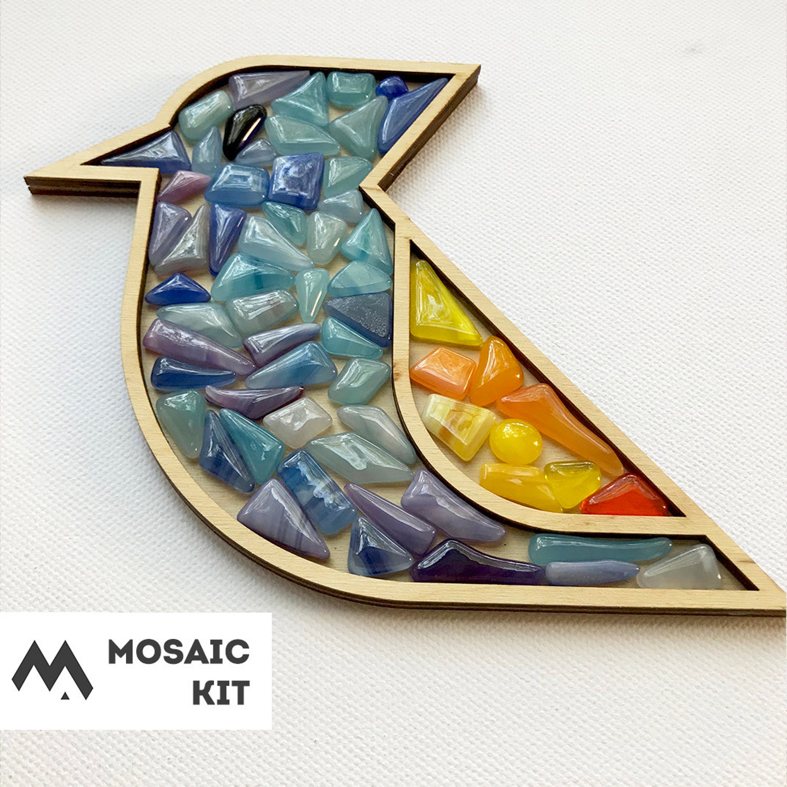 MakeYourOwn Mosaic Craft Kit for beginners. Craft kits for Etsy