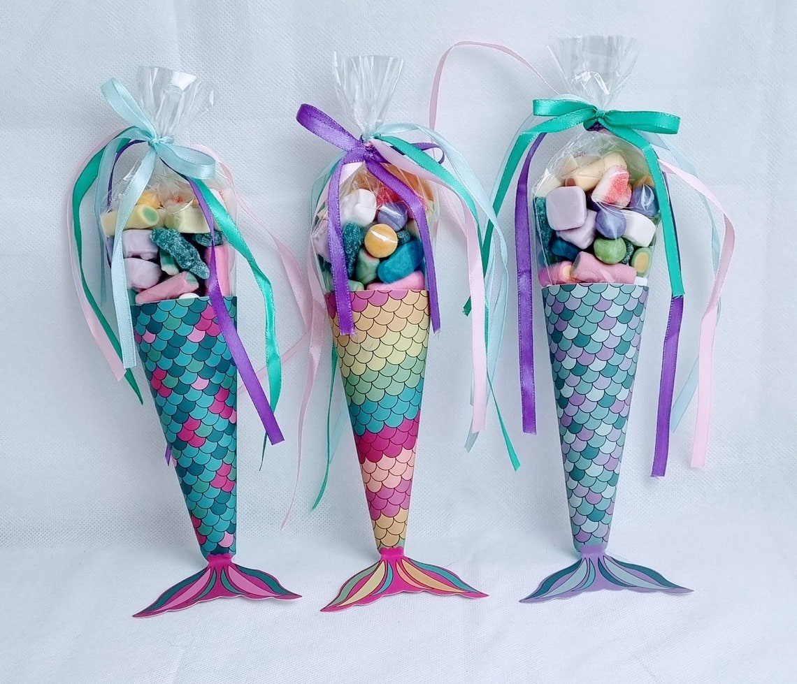 mermaid sweet cone bags