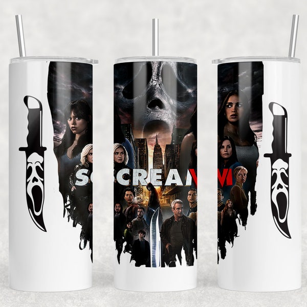 Scream 6 movie Tumbler Wrap 20oz Straight