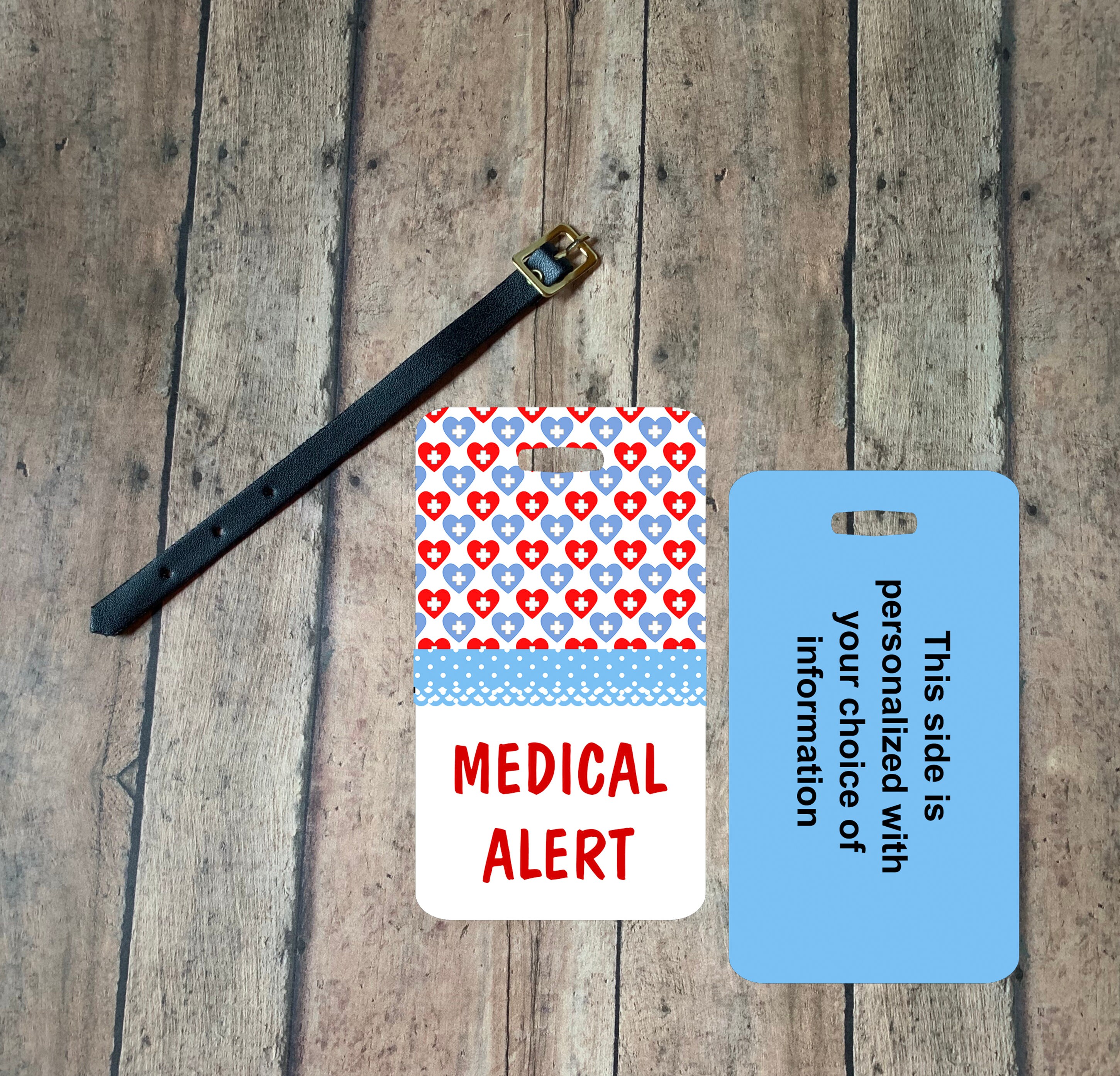 Medical Alert Bag Tag Etsy Sweden