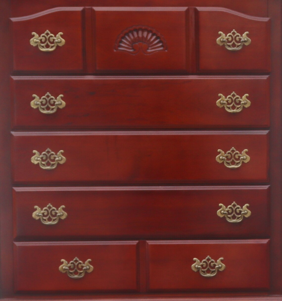 2 Piece Queen Anne Highboy Dresser / Tall Chest - Etsy