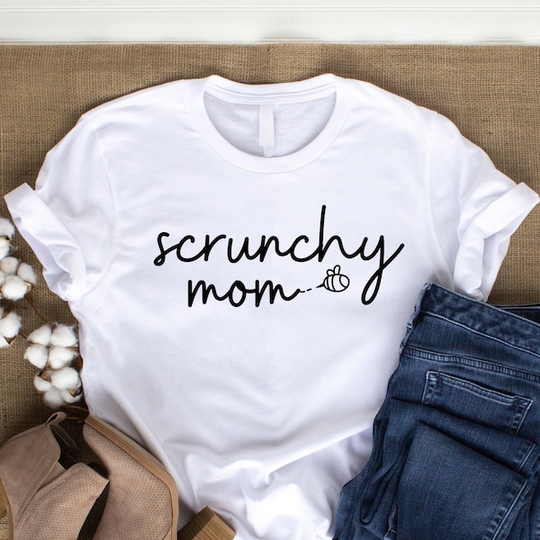 Scrunchy Mom, Scrunchy Mom svg, scrunchy, crunchy mom gift, homemade gift, minimalist, svg