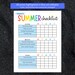 Kids Summer Daily Checklist | Chore Chart for Kids | Summer Rules ...