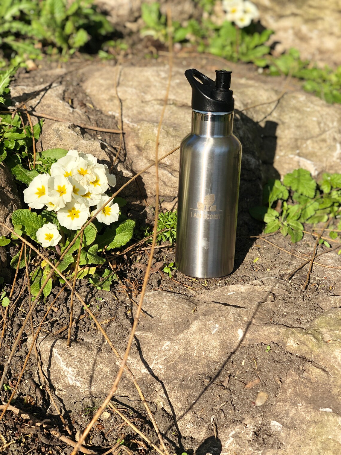 Steel bottle 500ml with steel lid Etsy