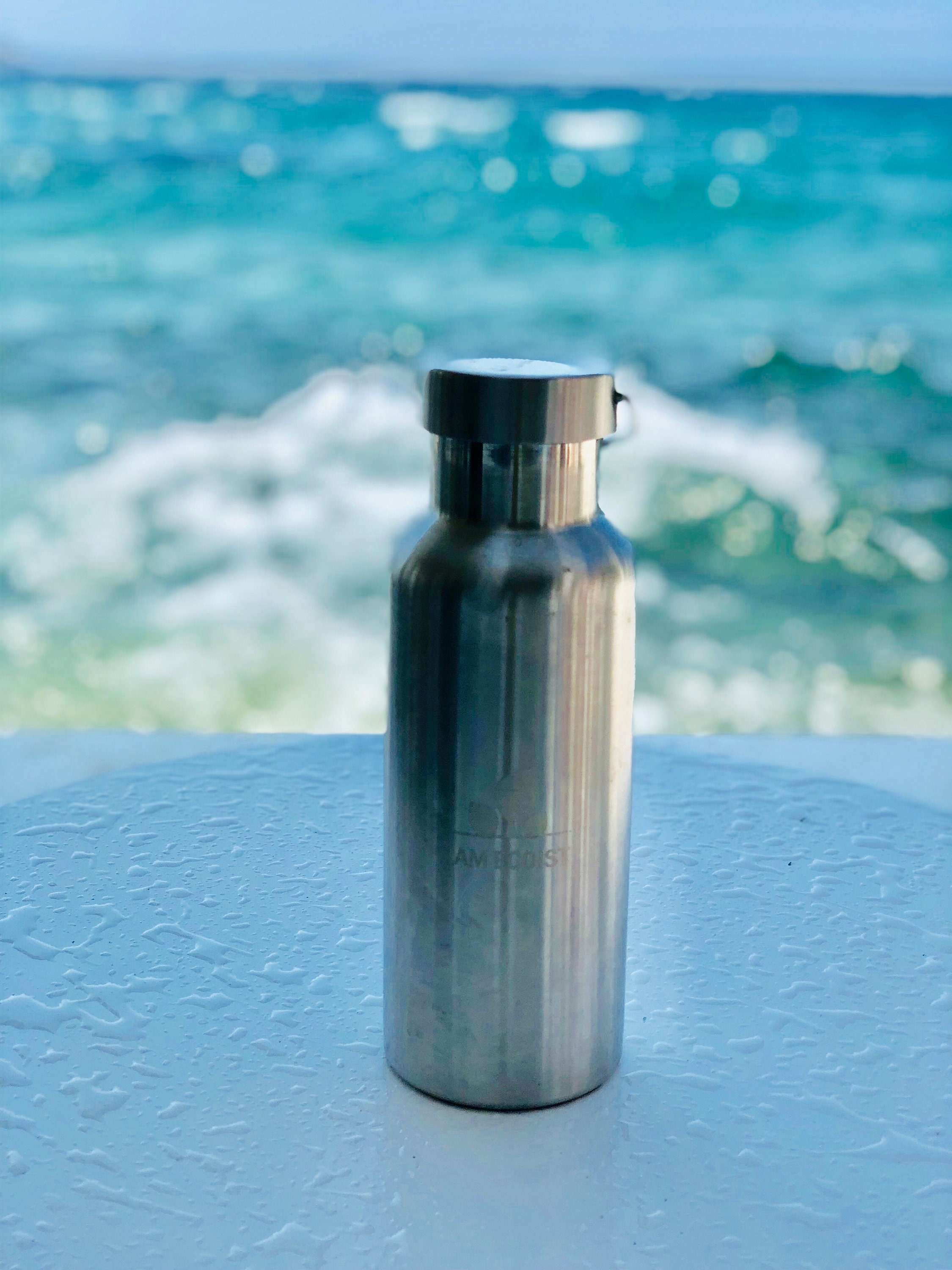 Steel bottle 500ml with steel lid Etsy