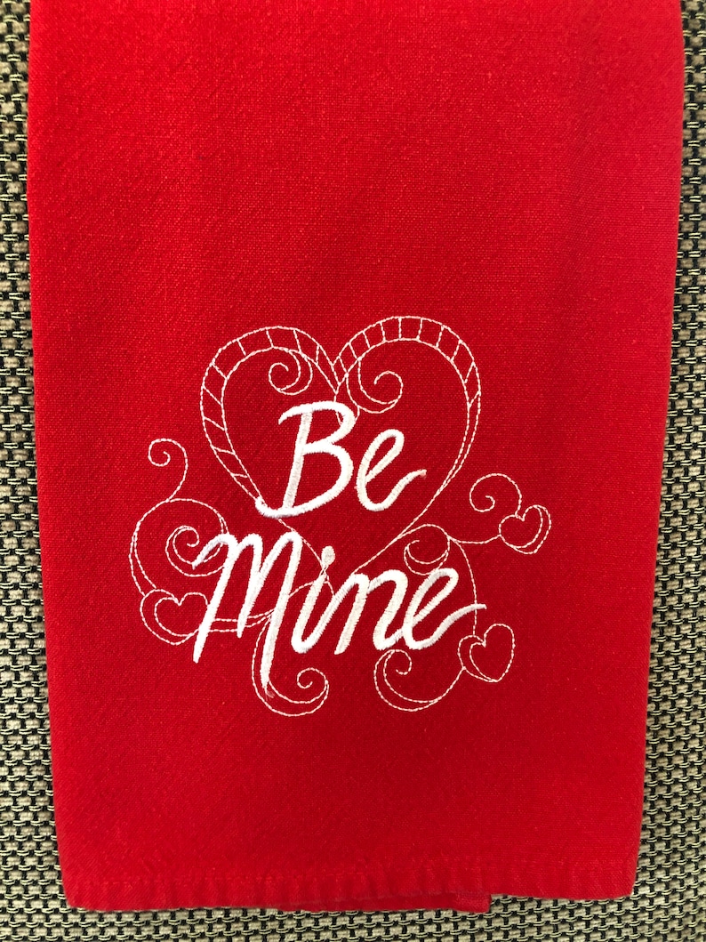Be Mine Tea Towel