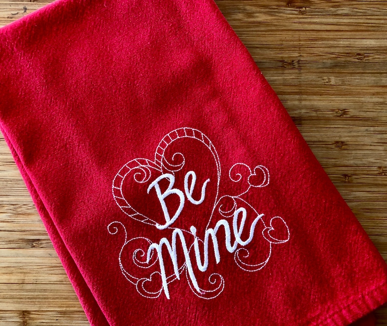 Be Mine Tea Towel