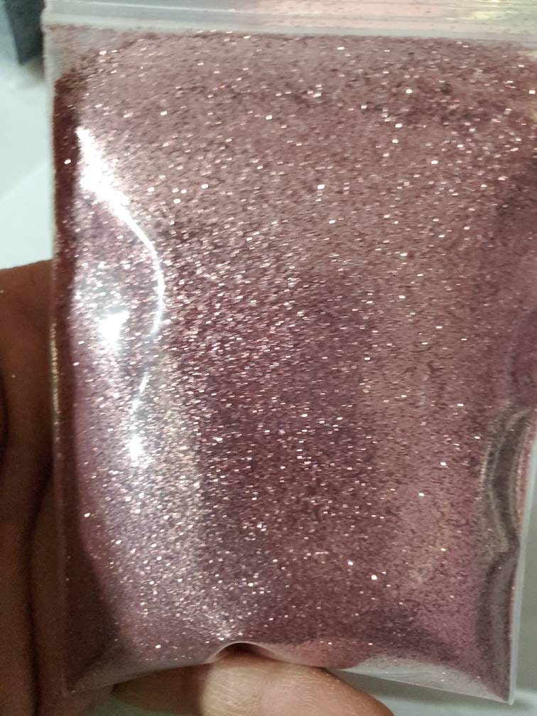 Rose gold  fine glitter 2 oz bags ,fine glitter ,tumbler glitter, cra…