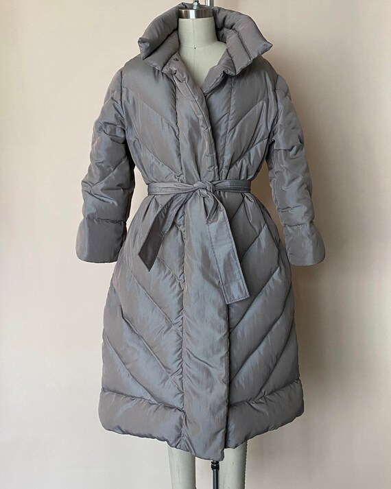 1980s VINTAGE BILL BLASS Full-Length Puffer Jacket