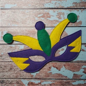 ITH Karneval Maske - Fasching oder Karneval Maske im Hoop Embroidery Design - Instant Download