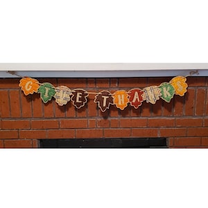Give Thanks Banner ITH Project - Thanksgiving Banner - Instant Download 5x7 Machine Embroidery Design Applique Pattern In The Hoop