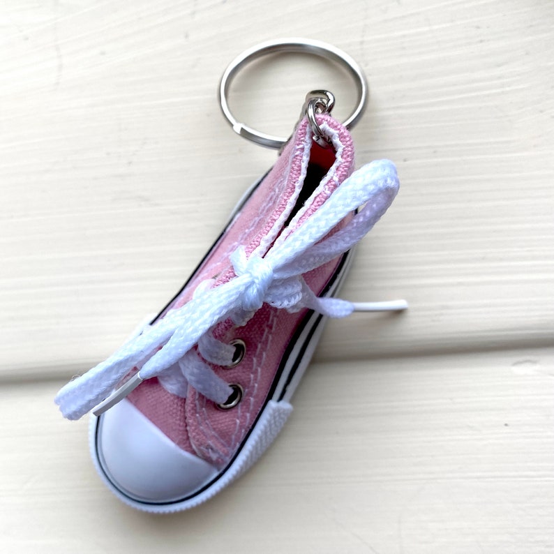 Mini Converse Shoe Keychain Sneaker Keychain Etsy