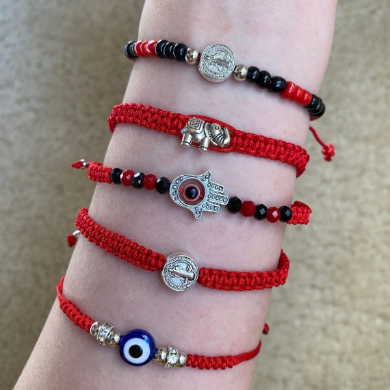 Stackable Baby Bracelet Evil Eye Bracelet for Kids Saint Etsy