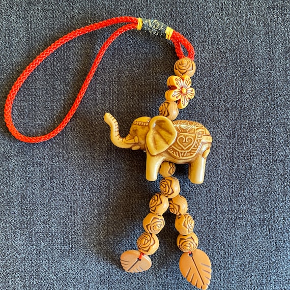 Elephant rear view mirror charm new arrivals