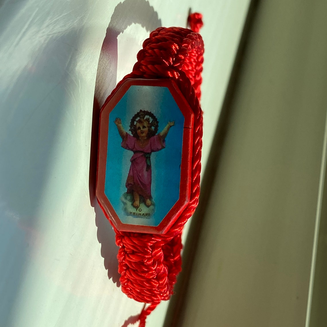 Stackable Virgin Mary Bracelet Knot Bracelet Guadalupe Etsy