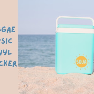 Reggae Music inspired Vinyl Sticker | SOJA Music Decal | Weatherproof Sticker, Positive Sticker for Tumbler&#39;s, Car&#39;s, Laptops, Waterbottles