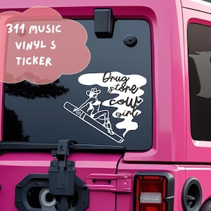 Pegatina de vinilo inspirada en la música 311 / Regalo para fans de 311 / Pegatina impermeable para vasos, portátiles, vidrios, coches, etc. / Pegatina nostálgica / Chico de los 90