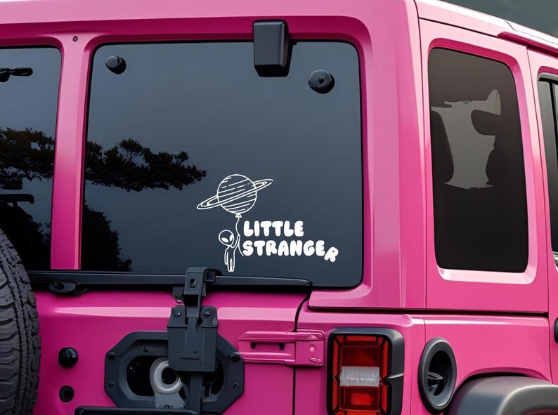 Little Stranger Alien Vinyl Sticker | Waterproof Car Decal - Etsy