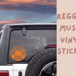 Reggae Music Inspired Vinyl Sticker | Tribal Seeds Band Sticker Decal | Perfect for people who love reggae | Waterproof Sticker, Tumbler,Car