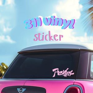 Calcomanía de vinilo con el logotipo positivo de la banda 311 / Calcomanía de fan de rock reggae fusión / Accesorio para auto, laptop, botella de agua / Festival de música, personalizada
