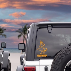 Chicken Joe Inspired Vinyl Sticker – Chill Surf Vibes Decal for Water Bottles, Laptops, Cars | Surf’s Up Fan Gift