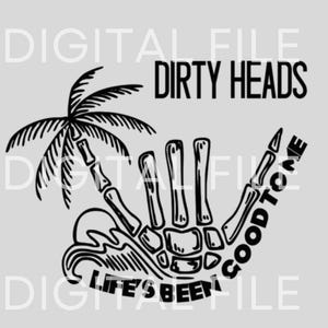 Dirty Heads Inspired Digital File, Cutting Files, Wicked & Wylee, Dirty Heads Gifts Instant Download SVG-PNG-JPG