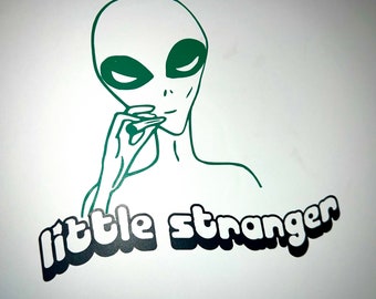 Little stranger alien decal