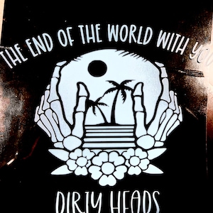 Dirty Heads band inspired  Vinyl Decal | Gift for Dirty Heads Fans | Waterproof Reggae Rock Decal Sticker | Car Decal, Laptop Sticker