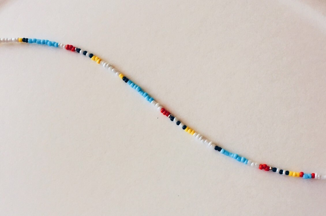 Retro Seed Bead Choker VSCO Trendy 
