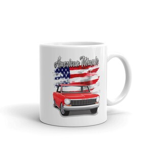 1962 Red Chevy II Nova American Muscle Coffee Mug