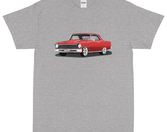 Maglietta stampata Bolero Red Chevy Nova del 1967