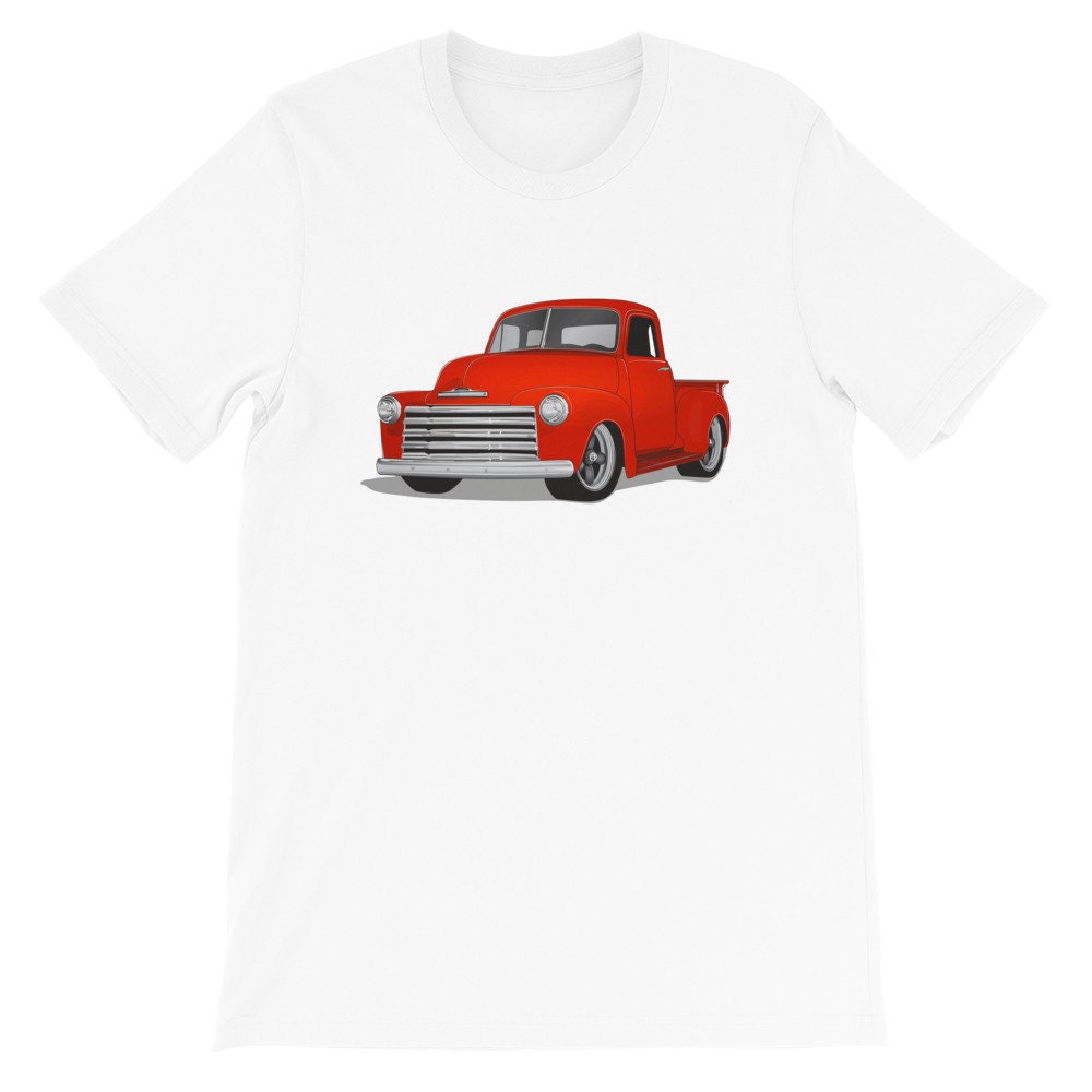1952 Red Chevrolet Pickup Truck T-shirt 52 Chevy Truck Shirt